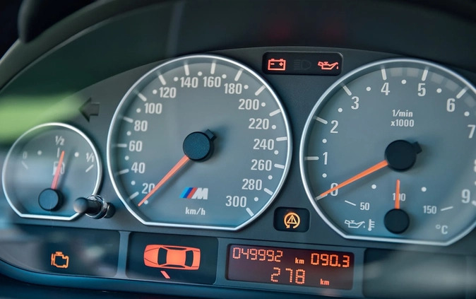 BMW M3 cena 200000 przebieg: 50000, rok produkcji 2002 z Bardo małe 781